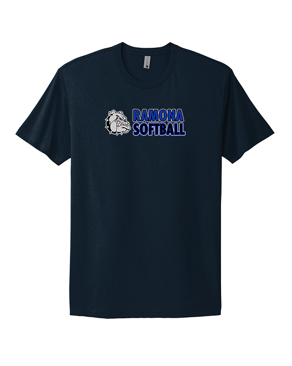 Ramona HS Softball Basic - Mens Select Cotton T-Shirt