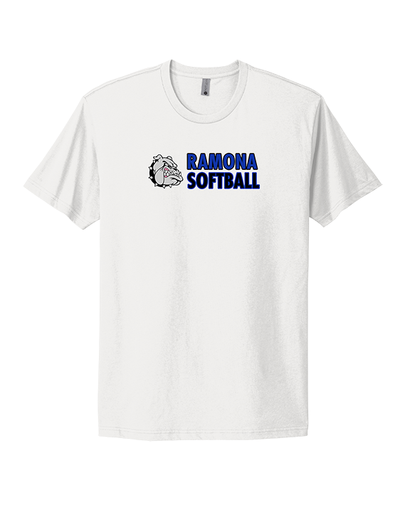 Ramona HS Softball Basic - Mens Select Cotton T-Shirt