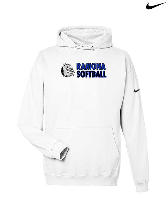 Ramona HS Softball Basic - Nike Club Fleece Hoodie