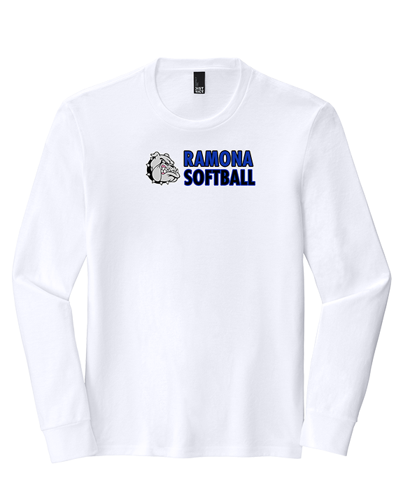 Ramona HS Softball Basic - Tri-Blend Long Sleeve