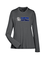 Ramona HS Softball Basic - Womens Performance Longsleeve