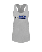 Ramona HS Softball Basic - Womens Tank Top