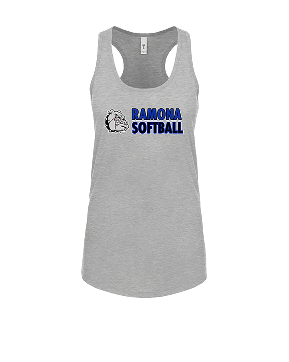 Ramona HS Softball Basic - Womens Tank Top