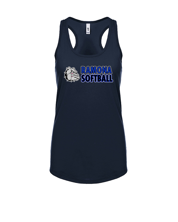 Ramona HS Softball Basic - Womens Tank Top