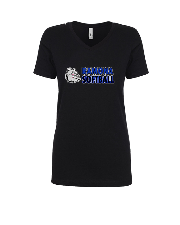 Ramona HS Softball Basic - Womens Vneck