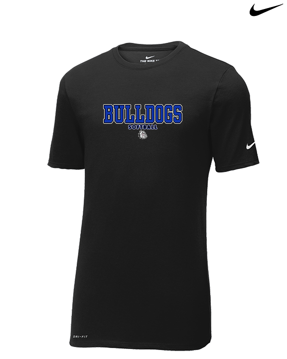 Ramona HS Softball Block - Mens Nike Cotton Poly Tee