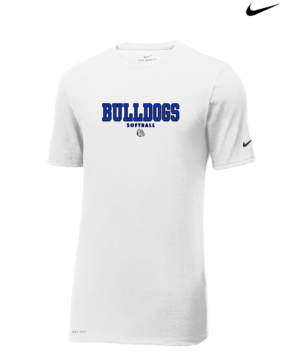 Ramona HS Softball Block - Mens Nike Cotton Poly Tee