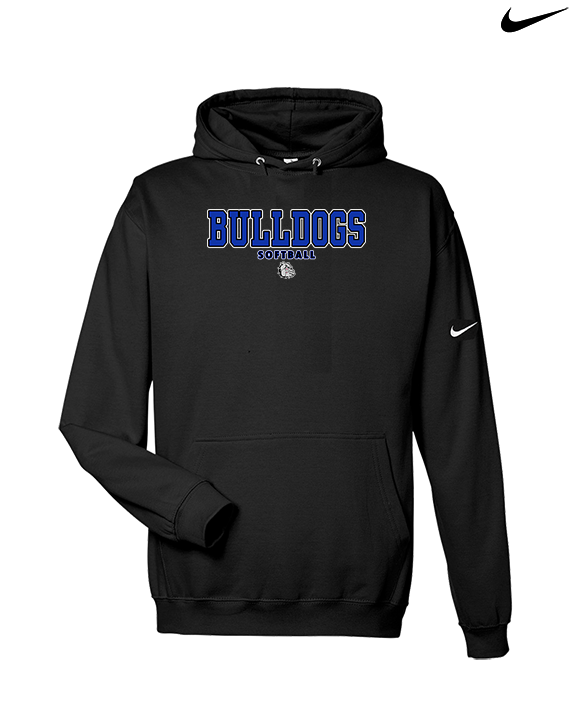 Ramona HS Softball Block - Nike Club Fleece Hoodie