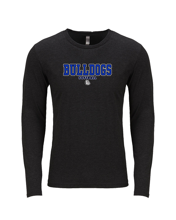 Ramona HS Softball Block - Tri-Blend Long Sleeve