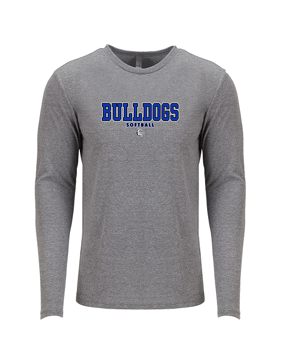 Ramona HS Softball Block - Tri-Blend Long Sleeve