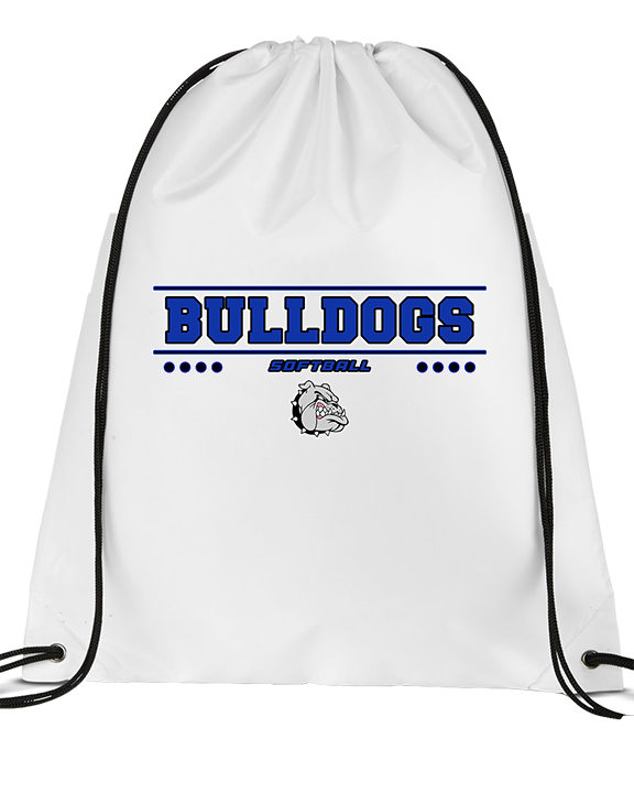 Ramona HS Softball Border - Drawstring Bag