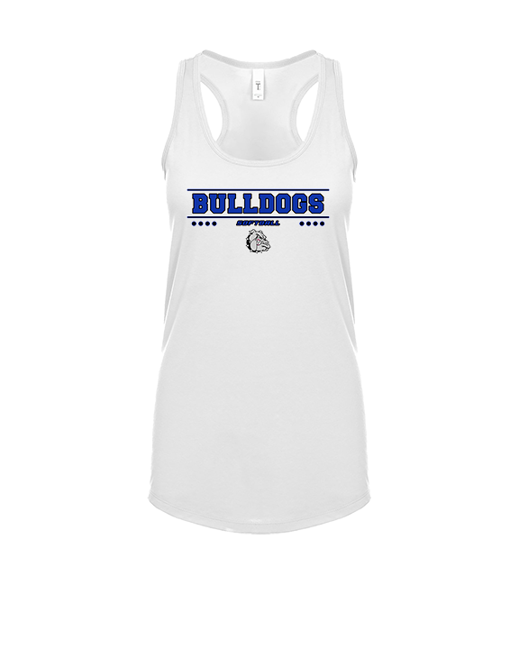 Ramona HS Softball Border - Womens Tank Top