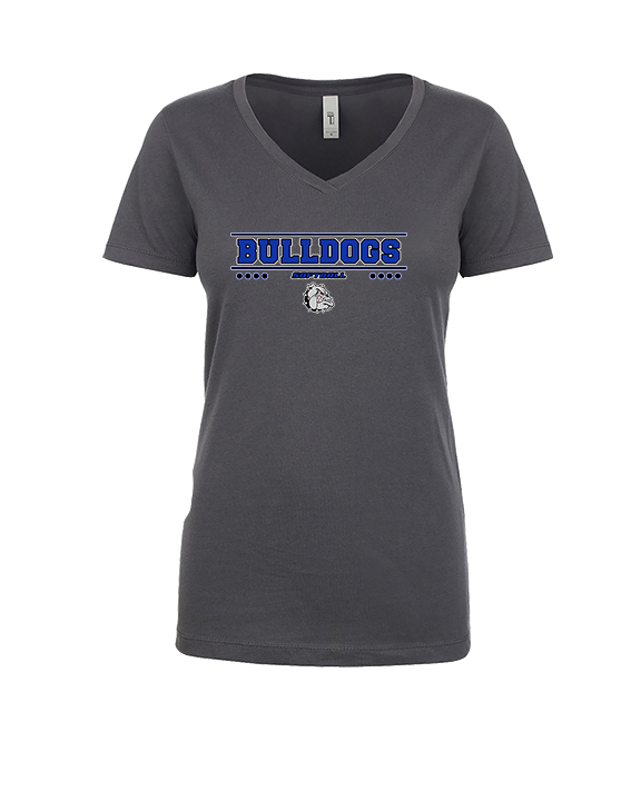 Ramona HS Softball Border - Womens Vneck