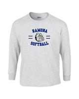 Ramona HS Softball Curve - Cotton Longsleeve