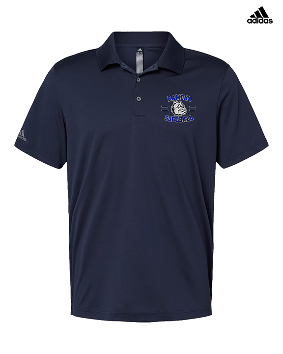 Ramona HS Softball Curve - Mens Adidas Polo