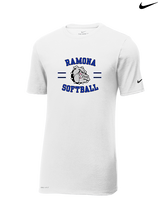 Ramona HS Softball Curve - Mens Nike Cotton Poly Tee