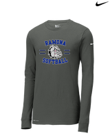Ramona HS Softball Curve - Mens Nike Longsleeve