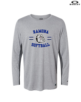 Ramona HS Softball Curve - Mens Oakley Longsleeve