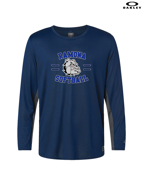Ramona HS Softball Curve - Mens Oakley Longsleeve