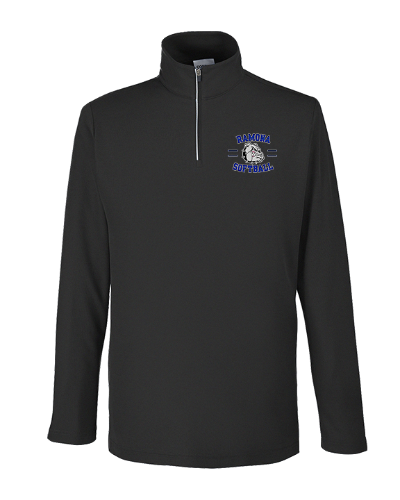 Ramona HS Softball Curve - Mens Quarter Zip