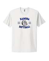 Ramona HS Softball Curve - Mens Select Cotton T-Shirt