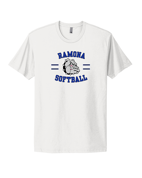 Ramona HS Softball Curve - Mens Select Cotton T-Shirt