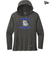 Ramona HS Softball Curve - New Era Tri-Blend Hoodie