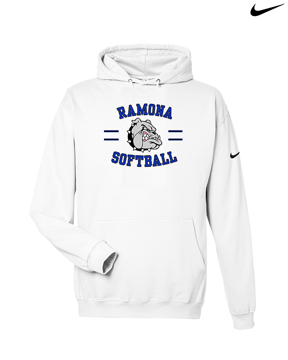 Ramona HS Softball Curve - Nike Club Fleece Hoodie
