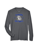 Ramona HS Softball Curve - Performance Longsleeve