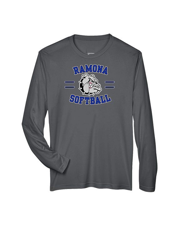 Ramona HS Softball Curve - Performance Longsleeve