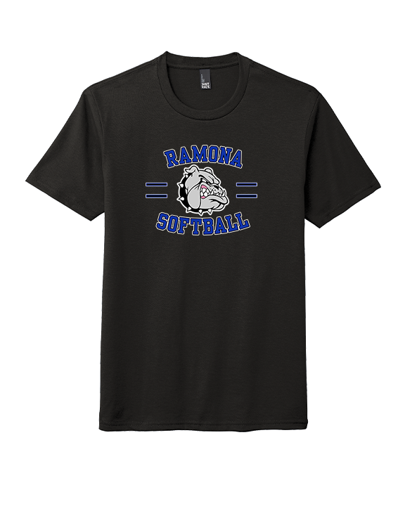 Ramona HS Softball Curve - Tri-Blend Shirt