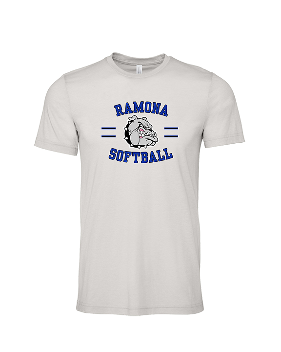 Ramona HS Softball Curve - Tri-Blend Shirt