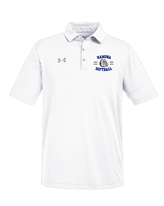 Ramona HS Softball Curve - Under Armour Mens Tech Polo