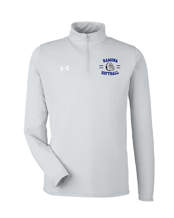Ramona HS Softball Curve - Under Armour Mens Tech Quarter Zip