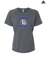 Ramona HS Softball Curve - Womens Adidas Performance Shirt