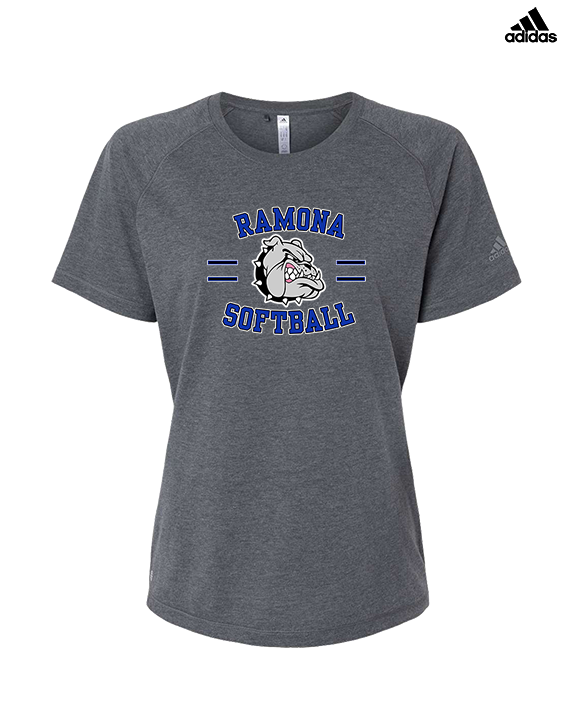 Ramona HS Softball Curve - Womens Adidas Performance Shirt