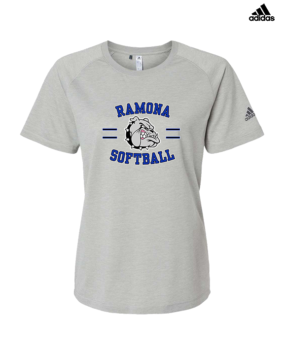 Ramona HS Softball Curve - Womens Adidas Performance Shirt