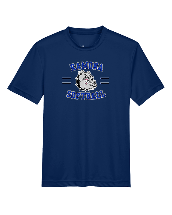 Ramona HS Softball Curve - Youth Performance Shirt