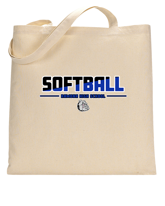 Ramona HS Softball Cut - Tote