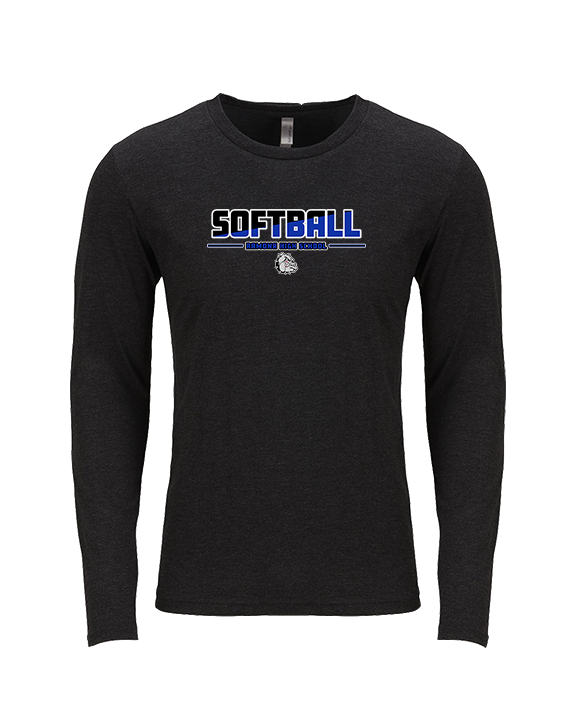 Ramona HS Softball Cut - Tri-Blend Long Sleeve