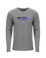 Ramona HS Softball Cut - Tri-Blend Long Sleeve