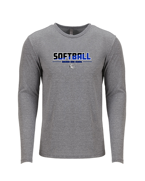 Ramona HS Softball Cut - Tri-Blend Long Sleeve