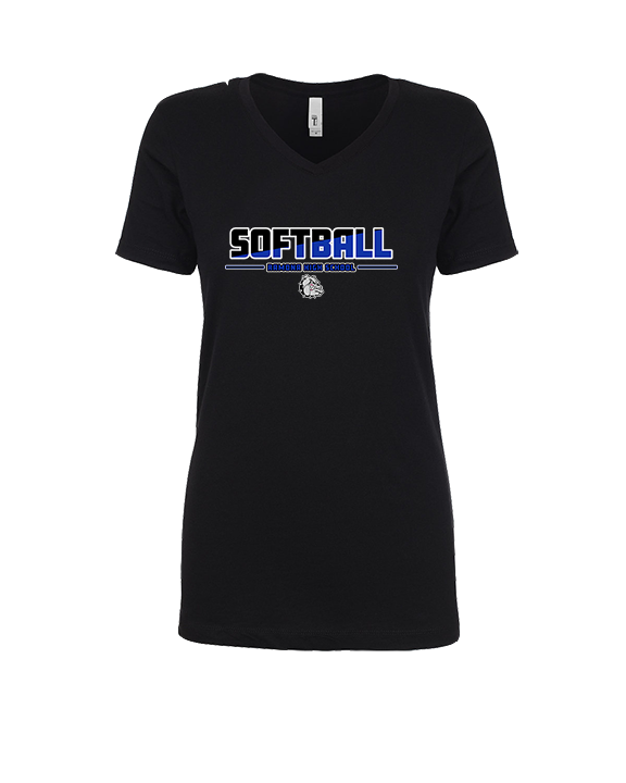 Ramona HS Softball Cut - Womens Vneck