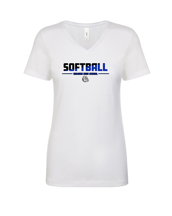 Ramona HS Softball Cut - Womens Vneck