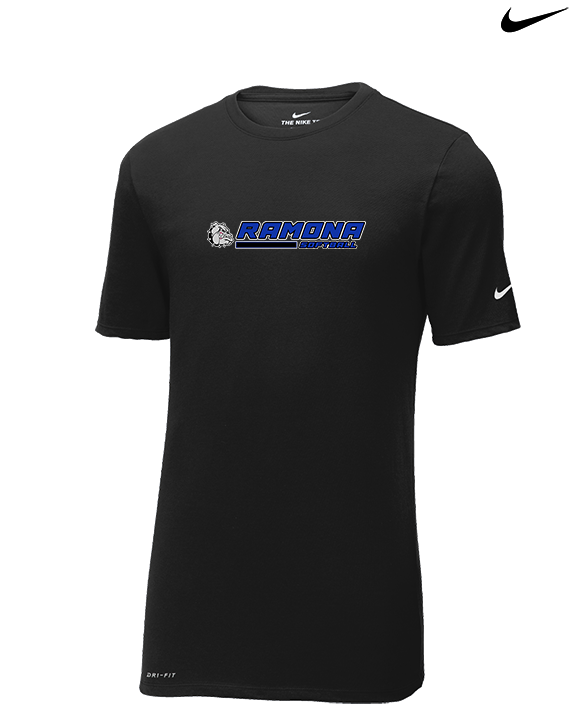 Ramona HS Softball Switch - Mens Nike Cotton Poly Tee