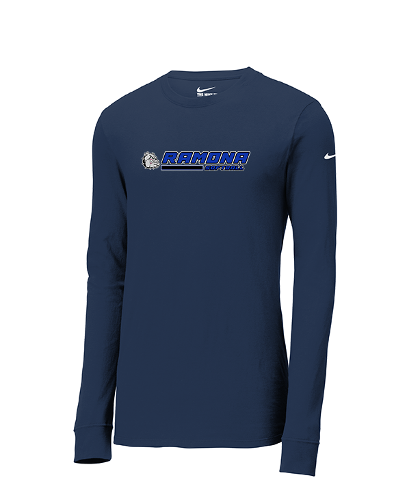 Ramona HS Softball Switch - Mens Nike Longsleeve