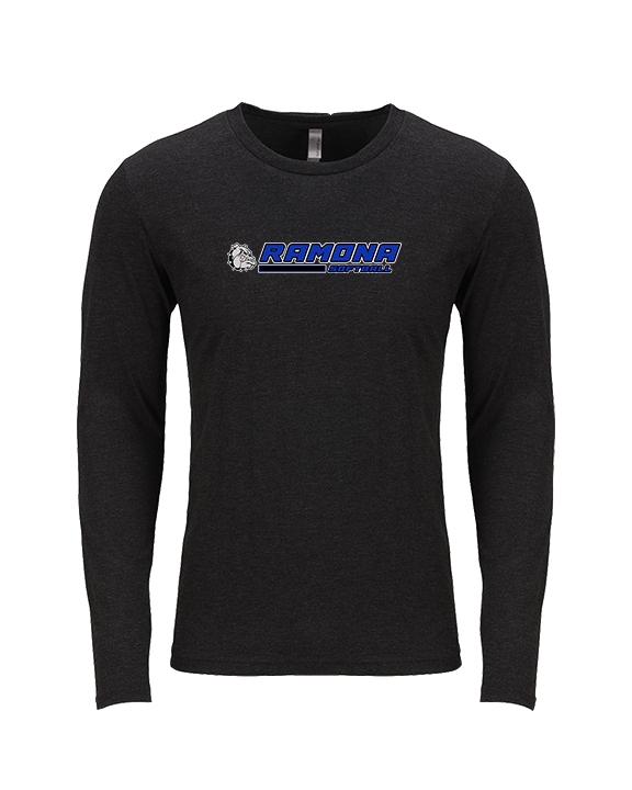 Ramona HS Softball Switch - Tri-Blend Long Sleeve