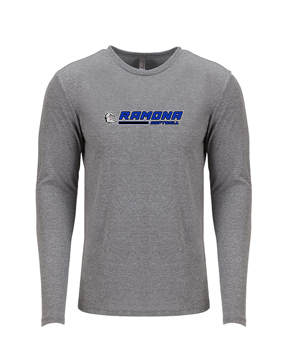 Ramona HS Softball Switch - Tri-Blend Long Sleeve