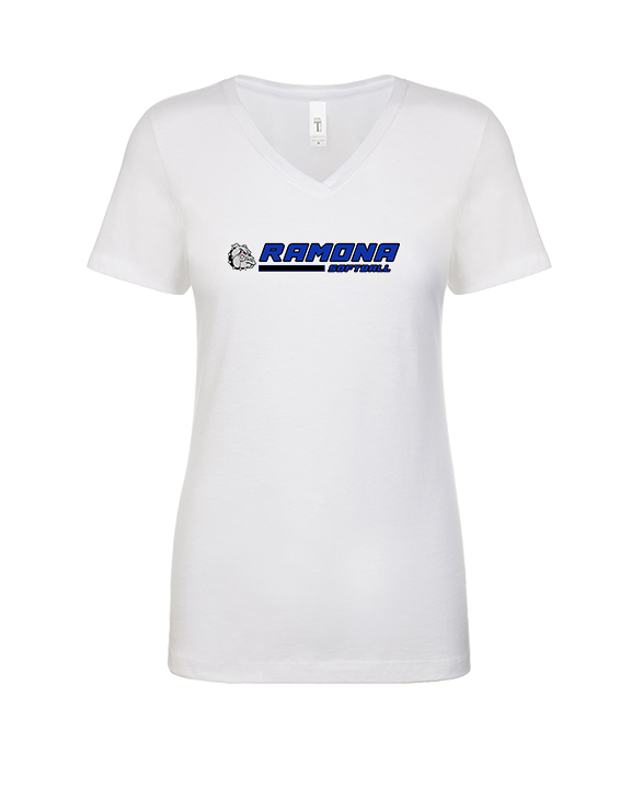 Ramona HS Softball Switch - Womens Vneck