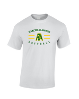 Rancho Alamitos HS Softball Curve 2 - Cotton T-Shirt